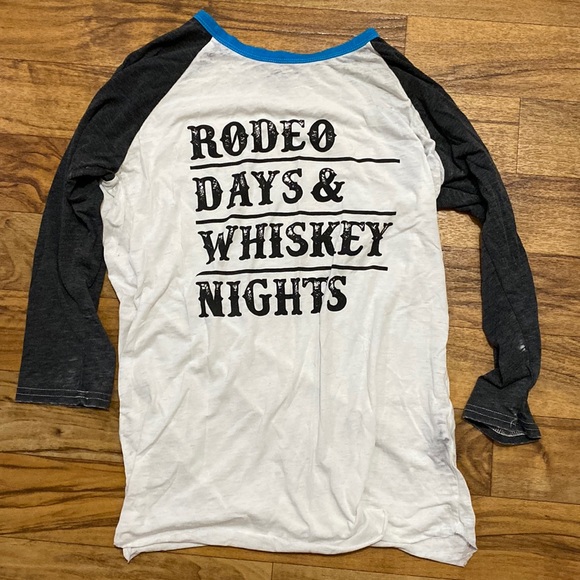 Rock and roll cowgirl baseball t-shirt. Never worn. - Picture 1 of 2